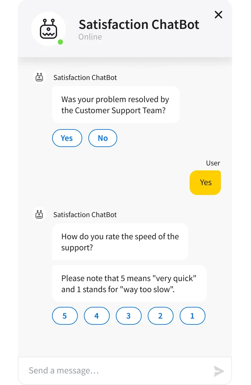 Survey and Feedback Chatbots