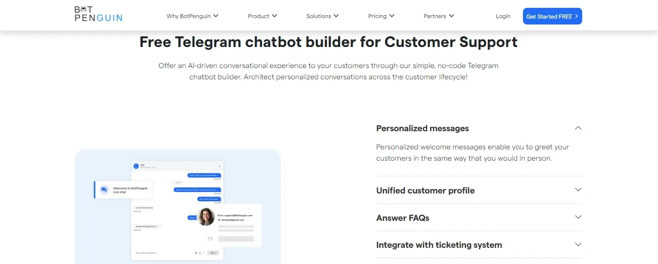 Telegram chatbots improve customer service