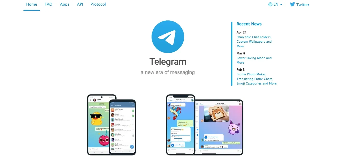 Some Telegram statistics