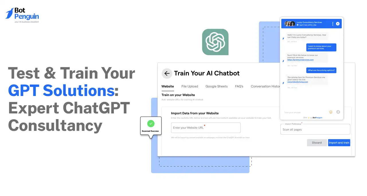 Test & Train Your GPT Solutions: Expert ChatGPT Consultancy
