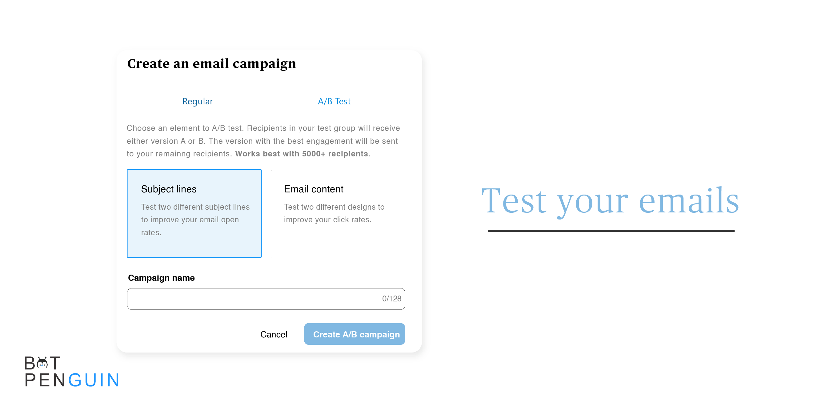 Test your emails before you send them to the world: