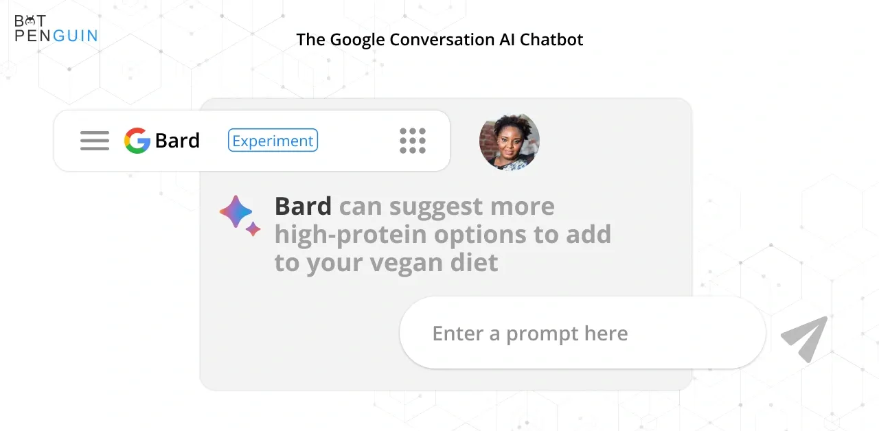The Google conversation AI chatbot.