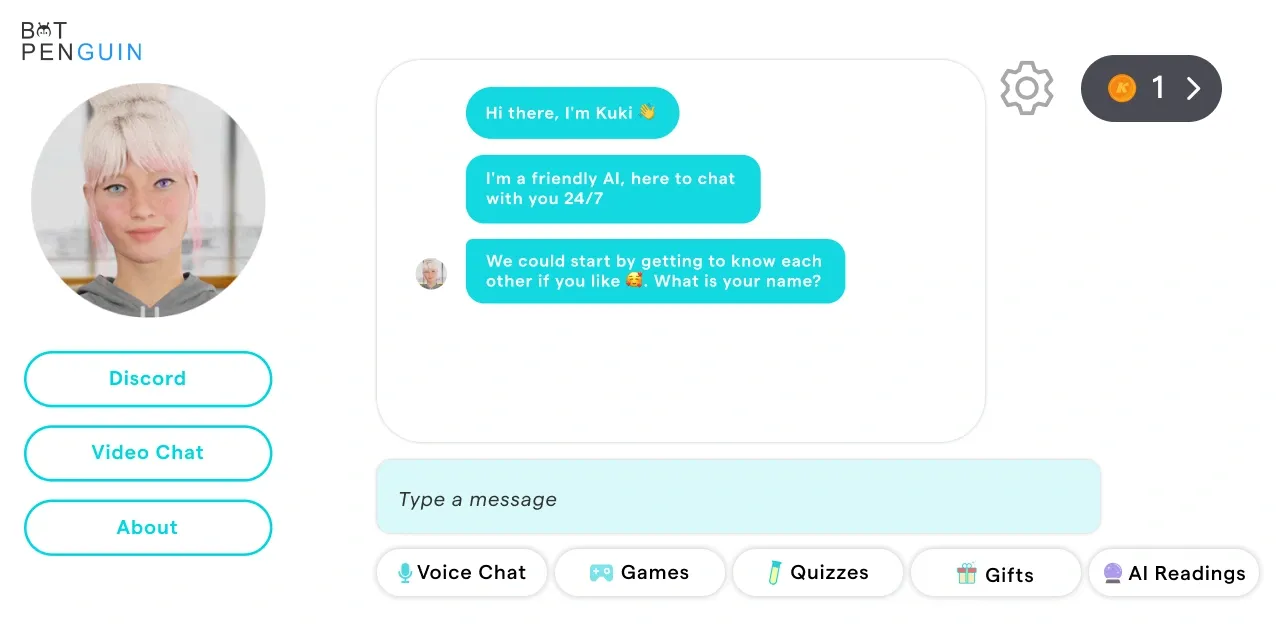 The Kuki AI chatbot