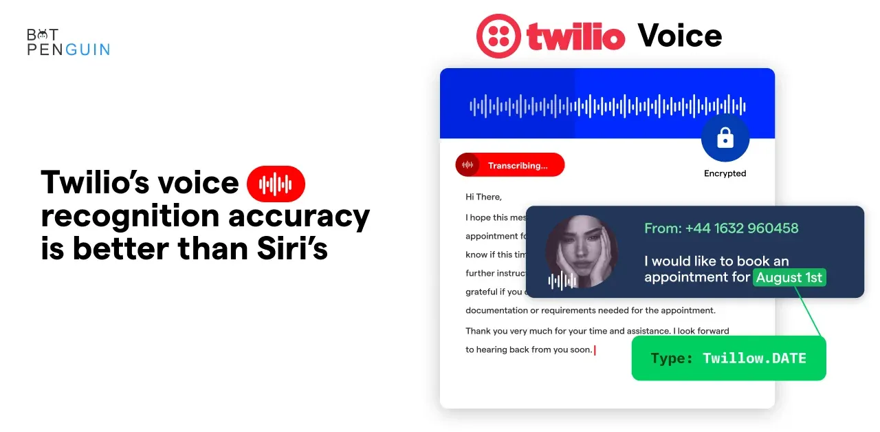 Twilio’s voice recognition accuracy is better than Siri’s