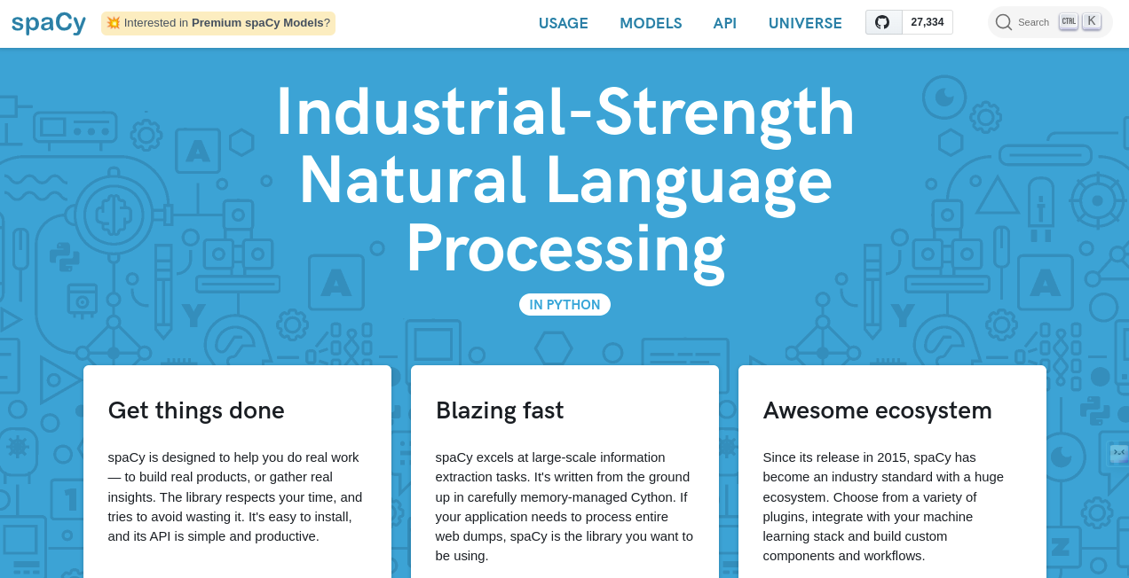 Understanding spaCy