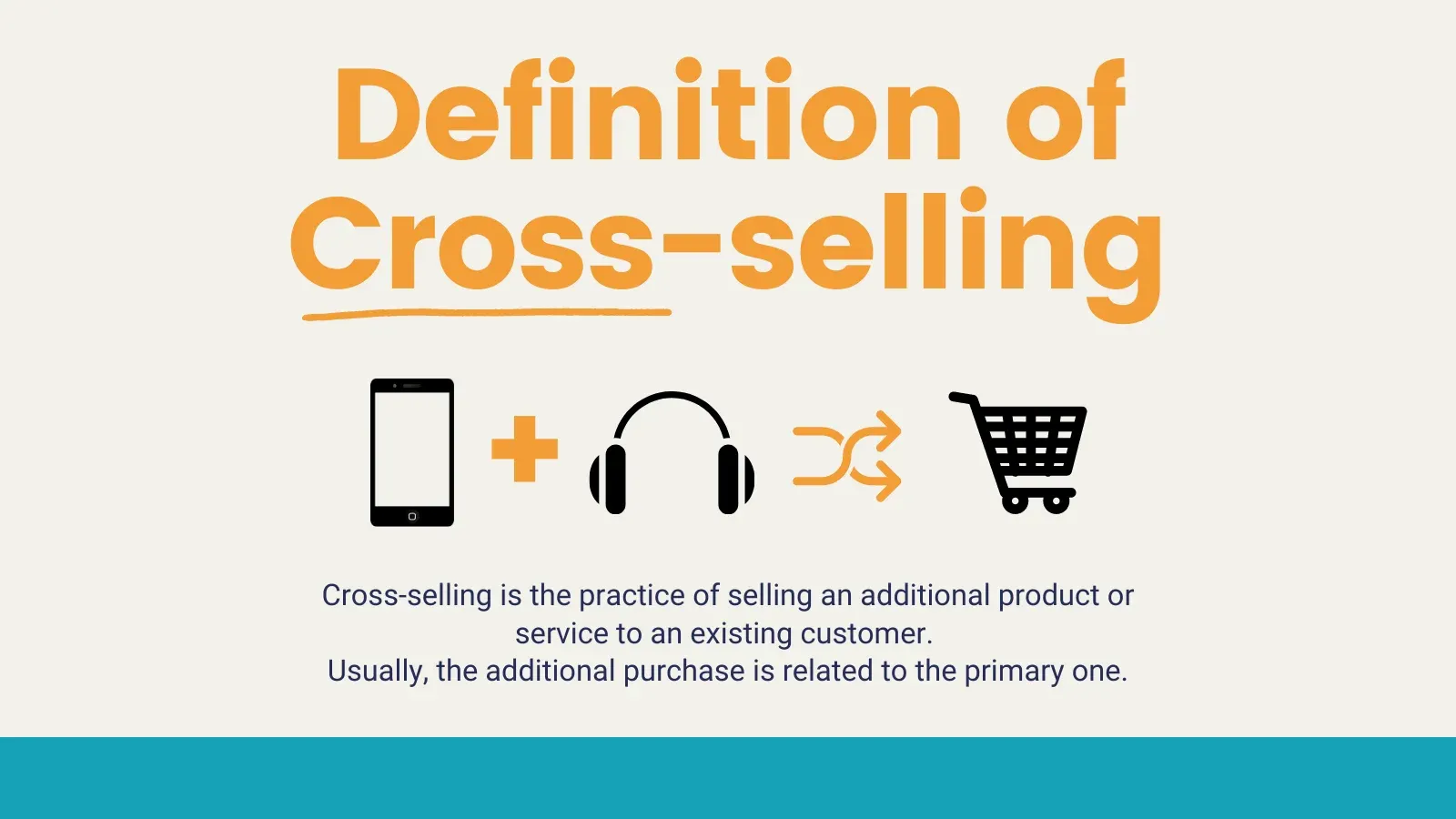 What is cross selling?