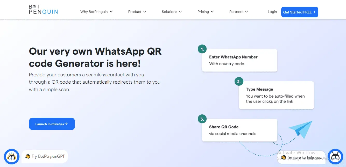 WhatsApp QR Code Generator
