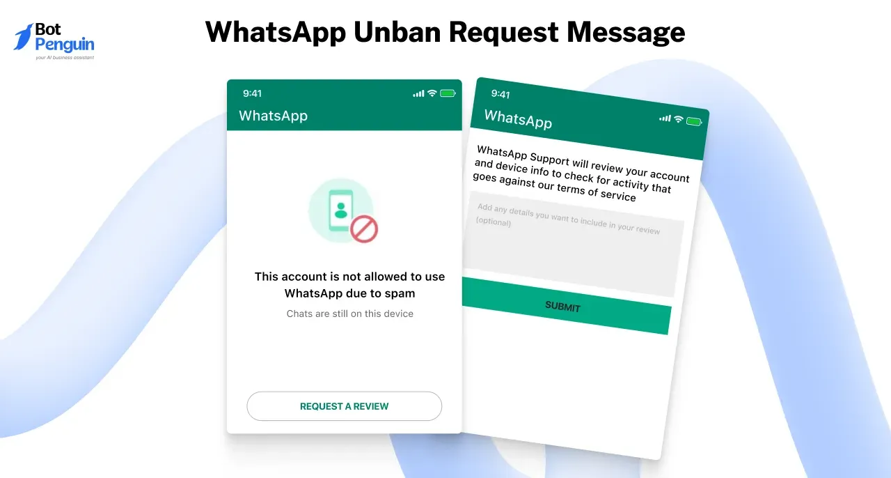 WhatsApp Unban Request Message