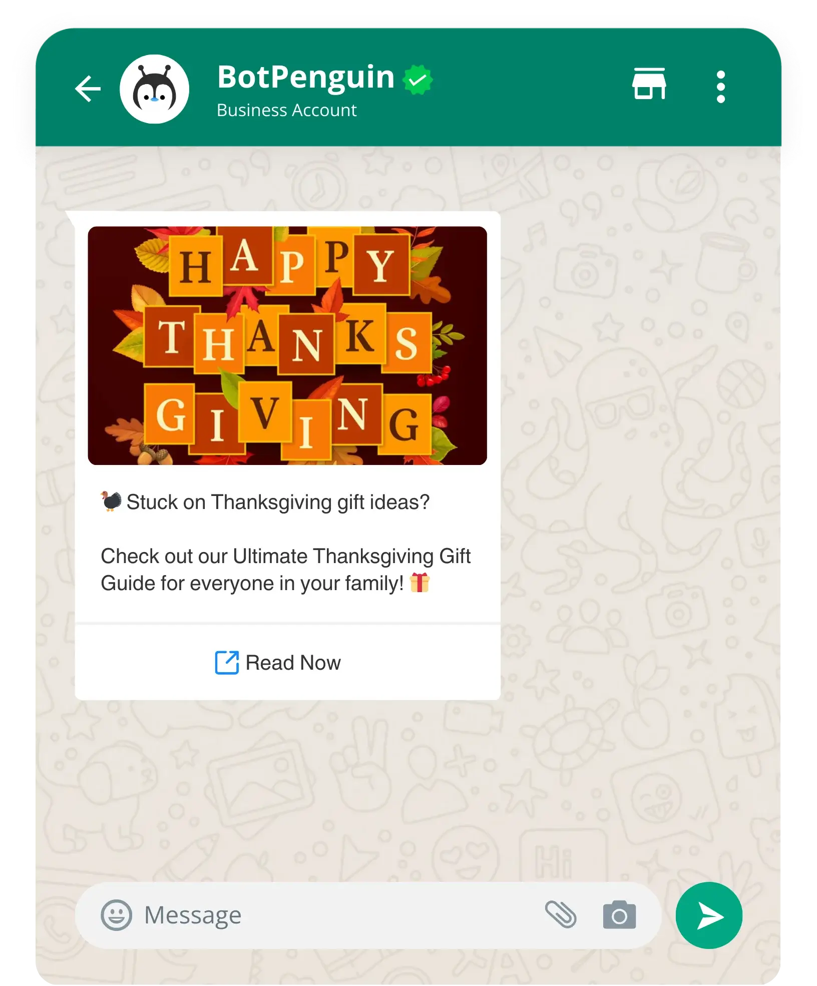 Using chatbot for whatsapp newsletter