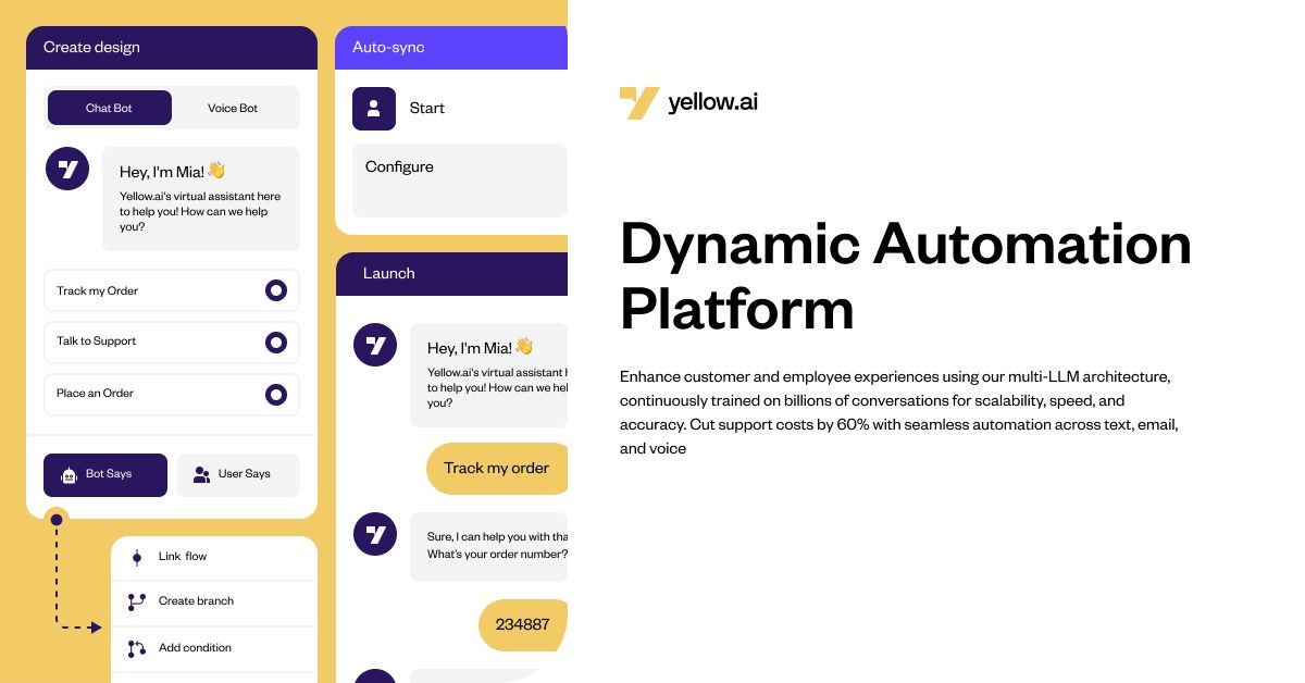 Yellow ai chatbot platform