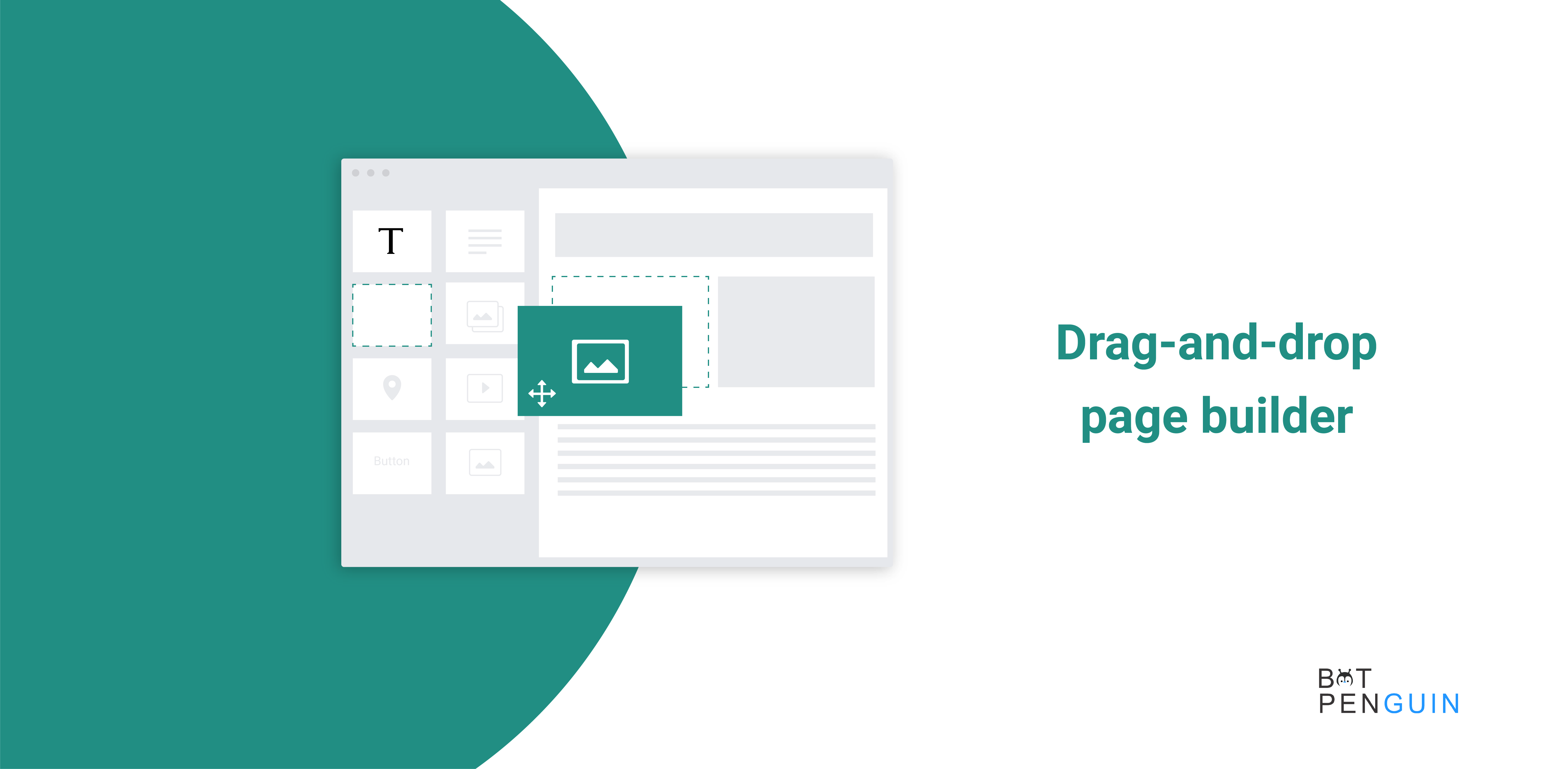 You may make use of its drag-and-drop page builder