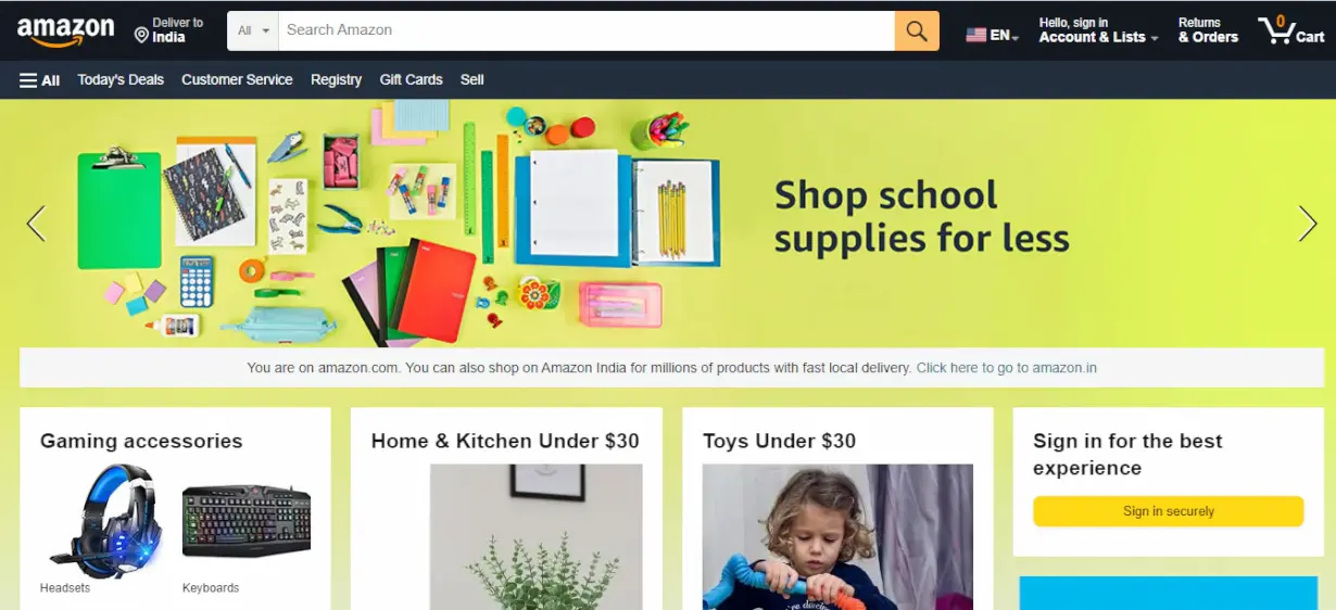 E-Commerce: Amazon
