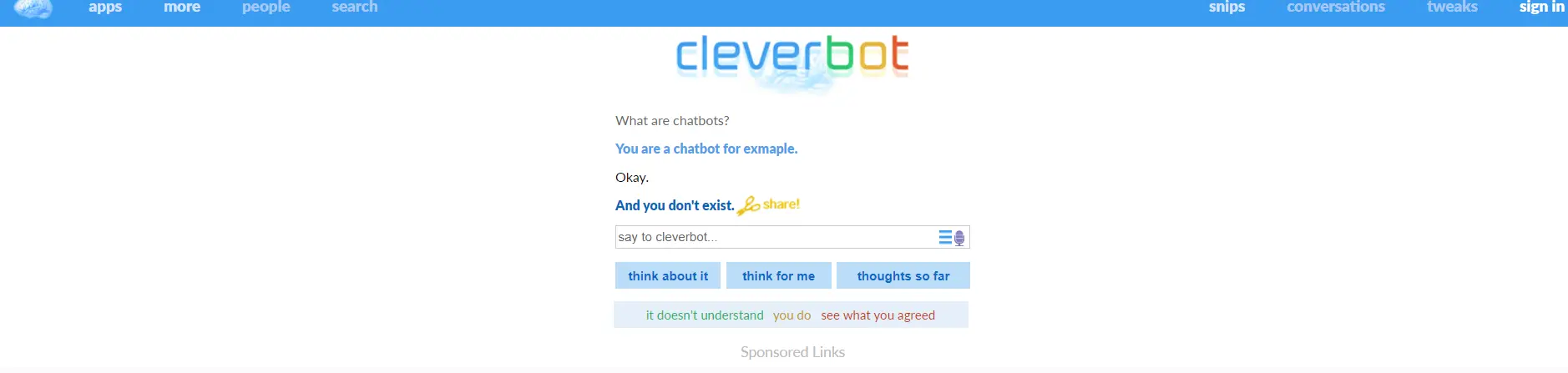 Does CleverBot talk like a human?