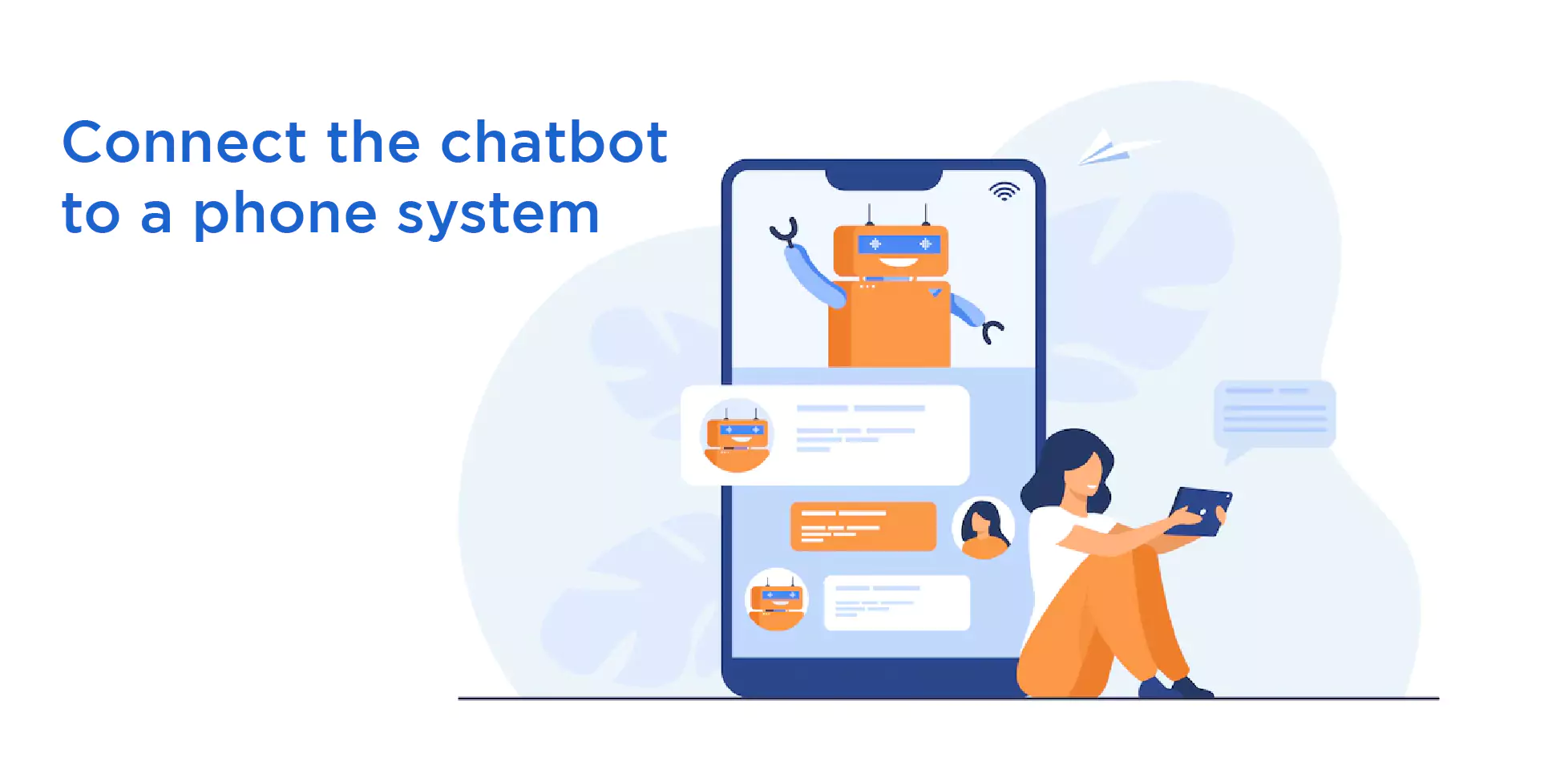 Connect the WhatsApp chatbot to a phone system