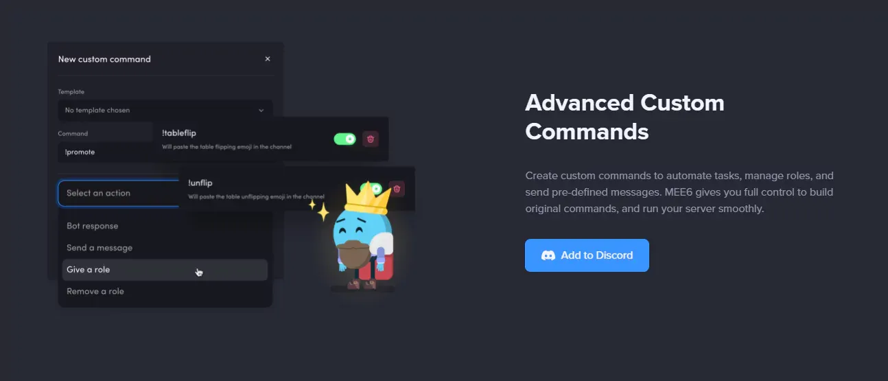 l will make you a discord server with basic and complex bots