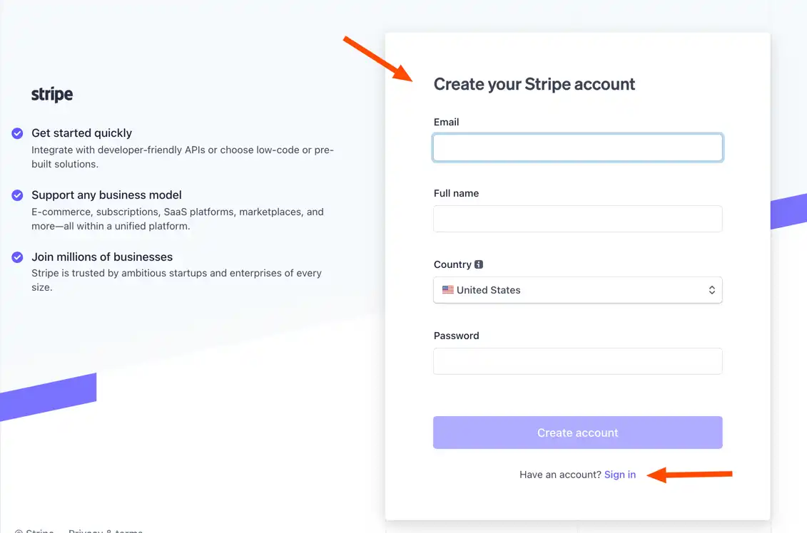 Set Up Your Stripe Account