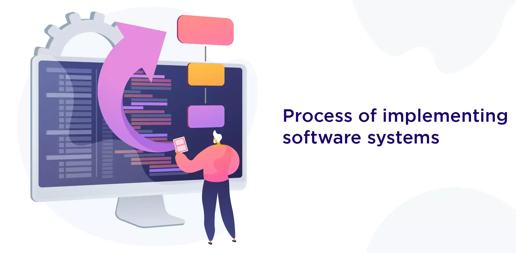 Help businesses in the process of implementing software systems