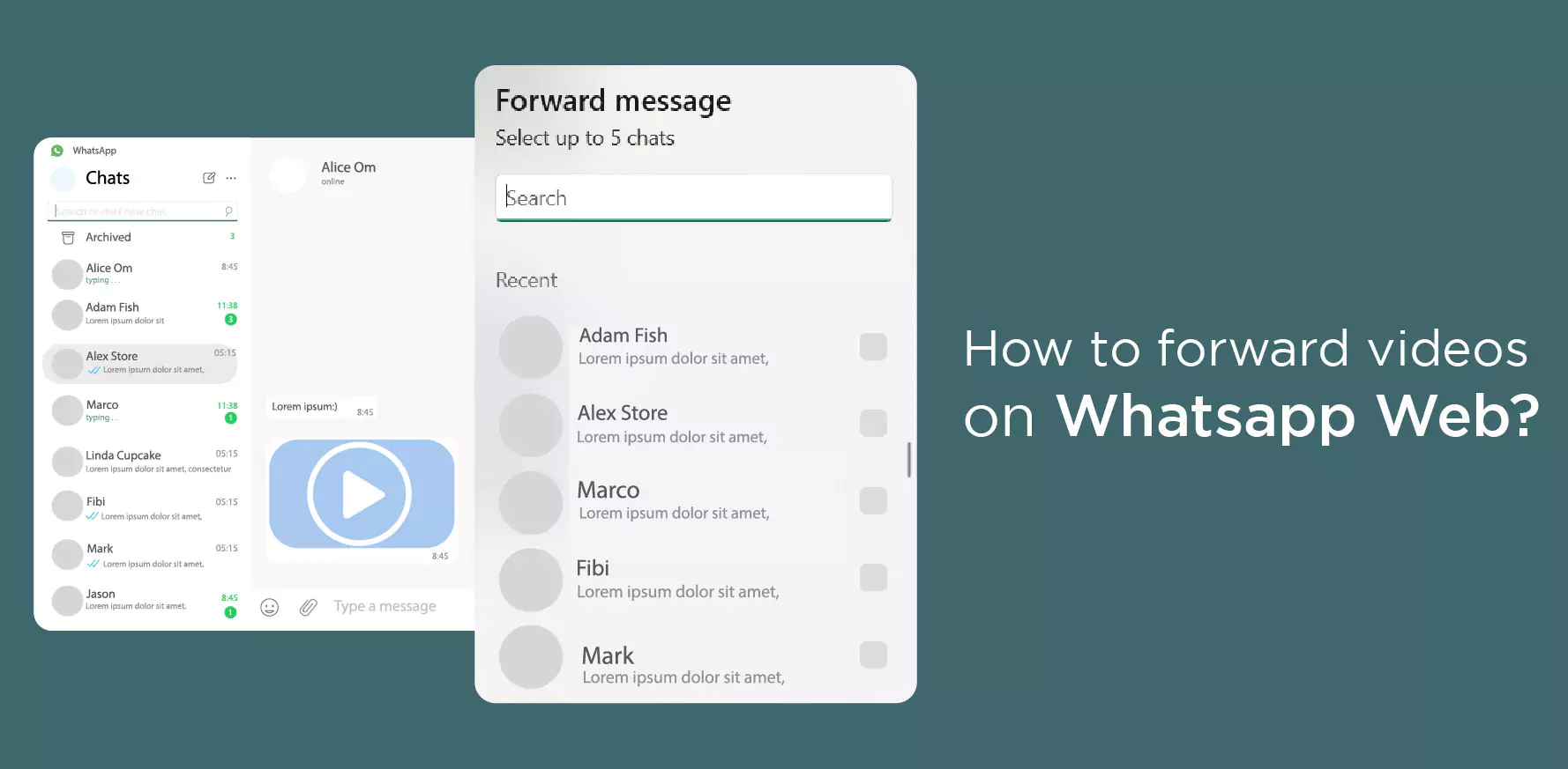 How To Forward Videos On Whatsapp Web? 