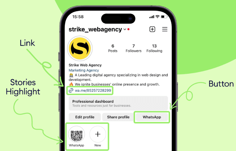 Why Your WhatsApp Link on Instagram May Not Bring Results