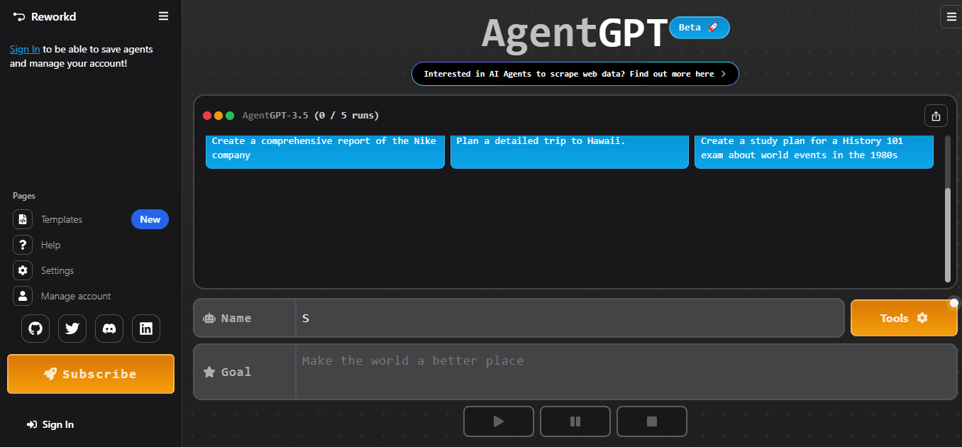 AgentGPT