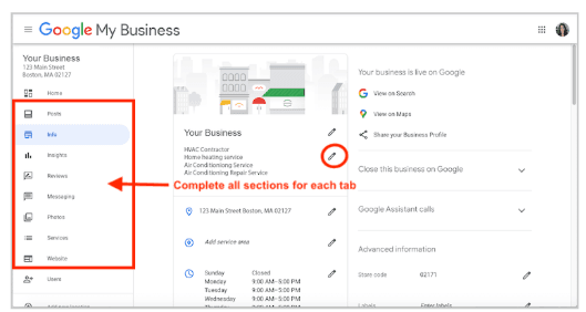 Optimize Google Business Profile