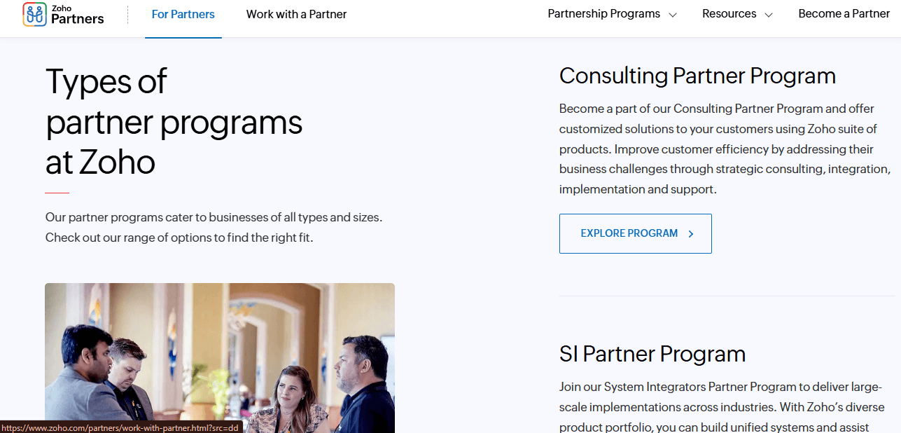 Zoho Partner Program