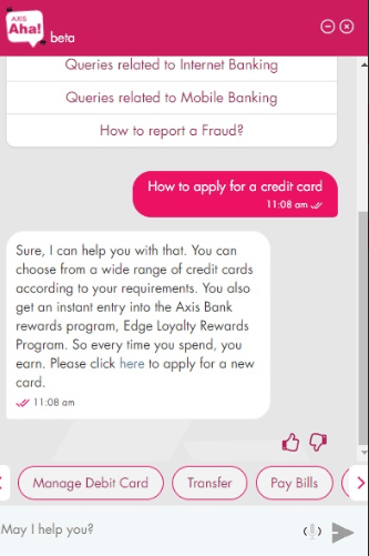 Axis Bank – AI Chatbot for Seamless Banking & Customer Support