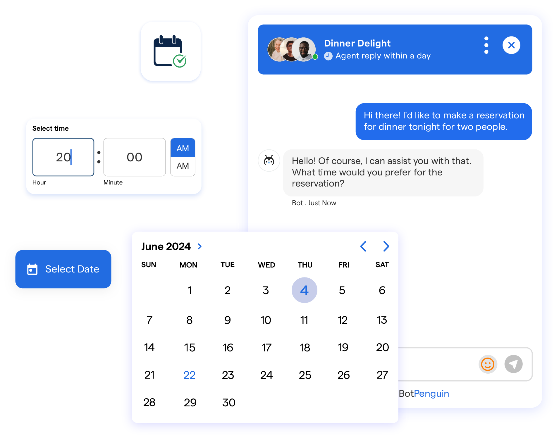 Squarespace Chatbot for service providers