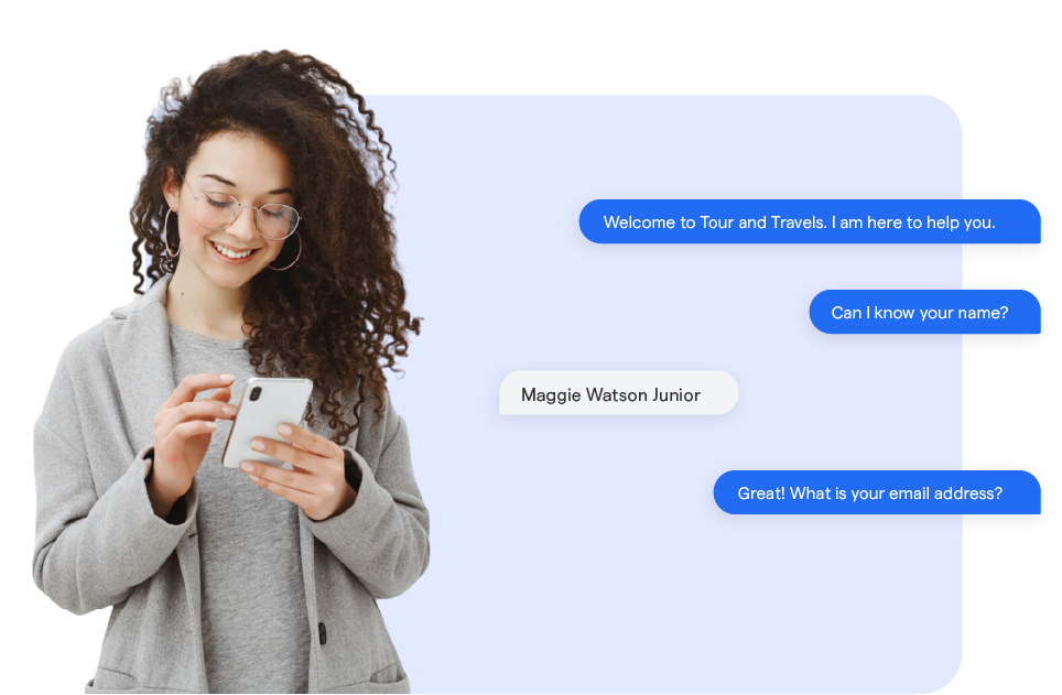 Improved Customer Engagement through custom chatbot