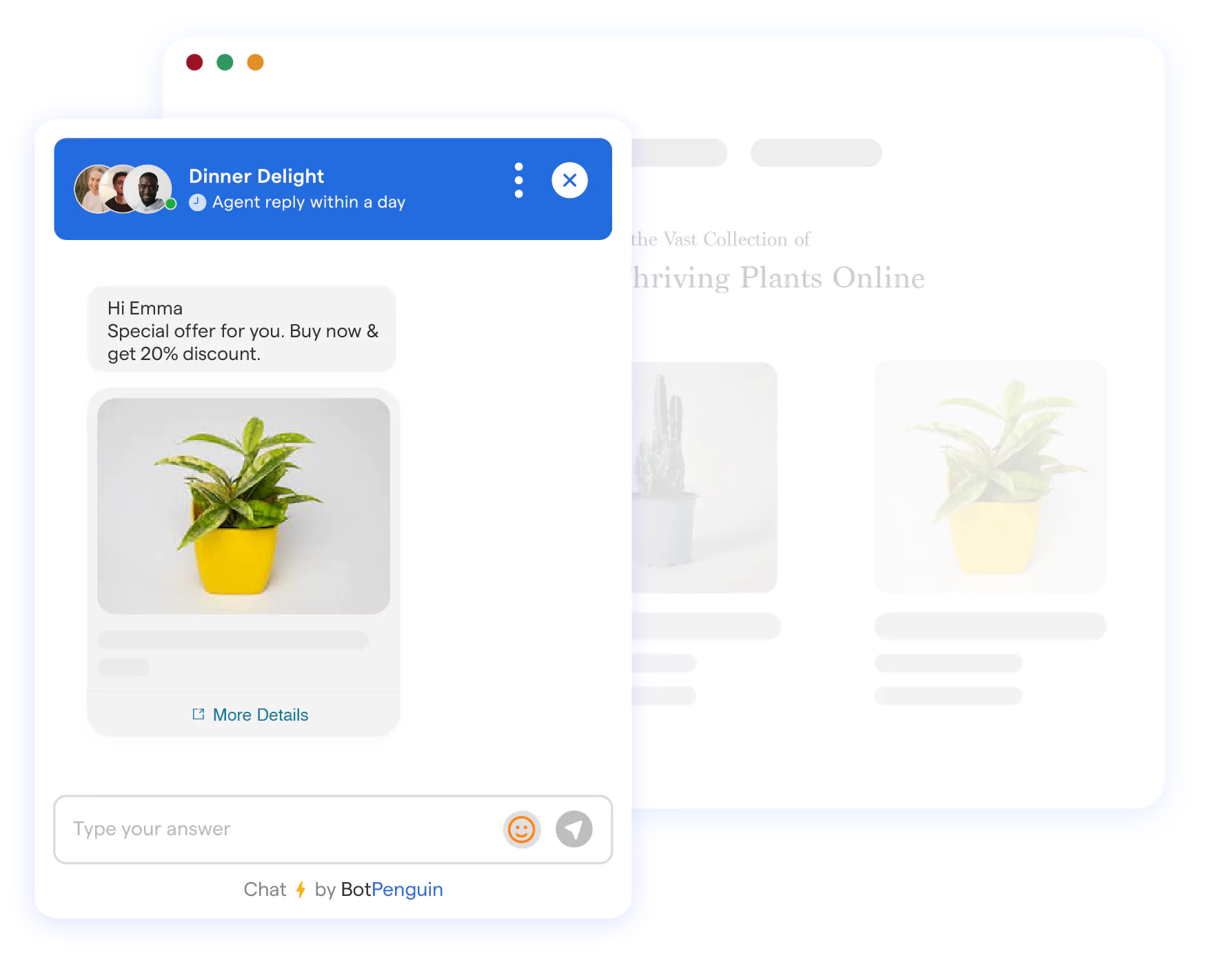 Squarespace Chatbot for ecommerce