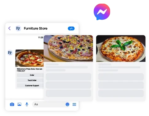 Using images in facebook chatbot for better user experience