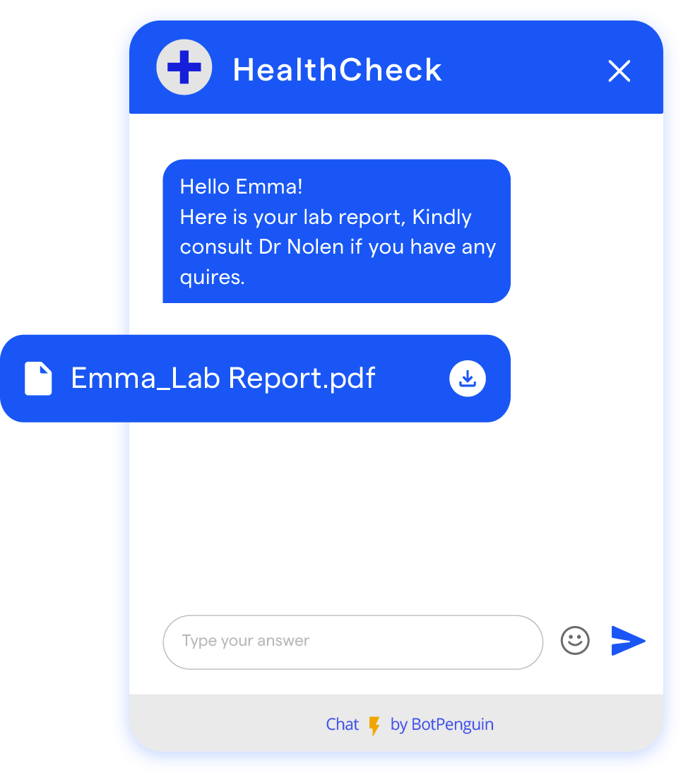 Healthcare chatbot