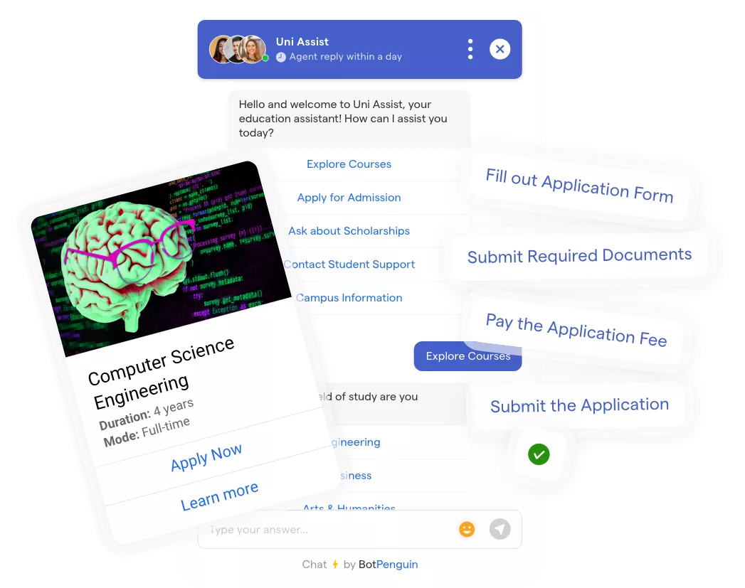 Education AI Chatbot interface