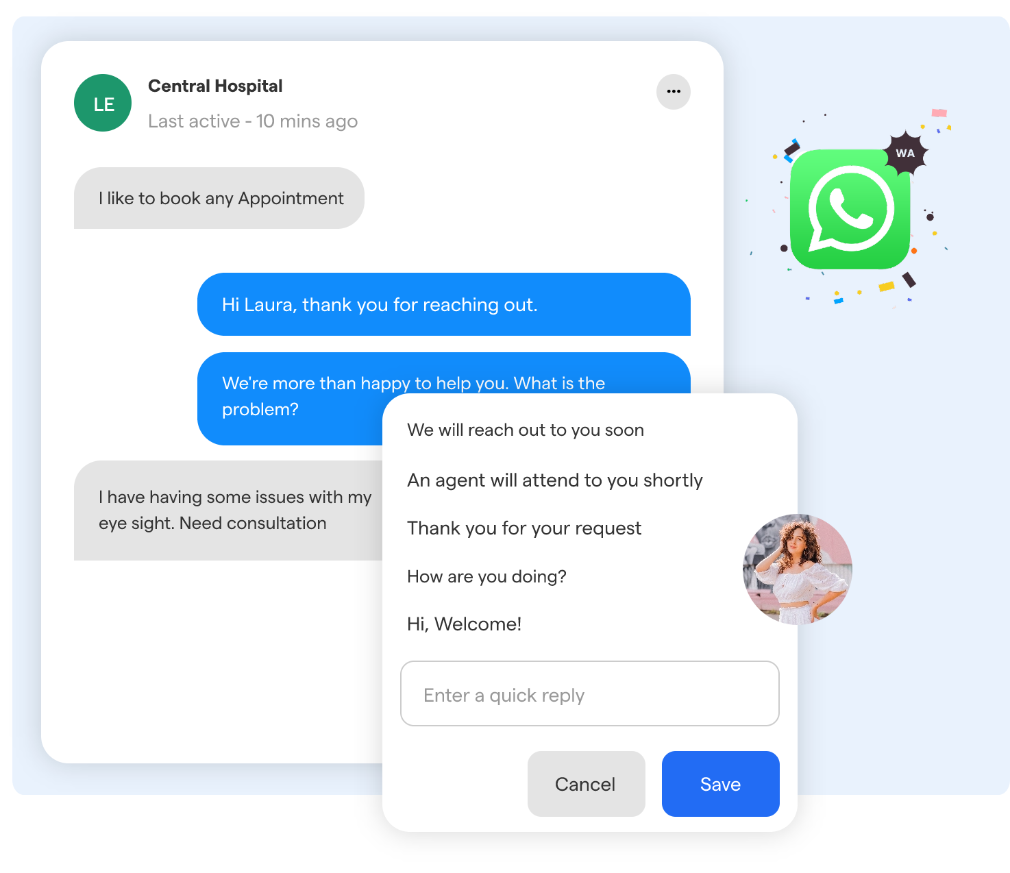 custom chatbot for healthcare