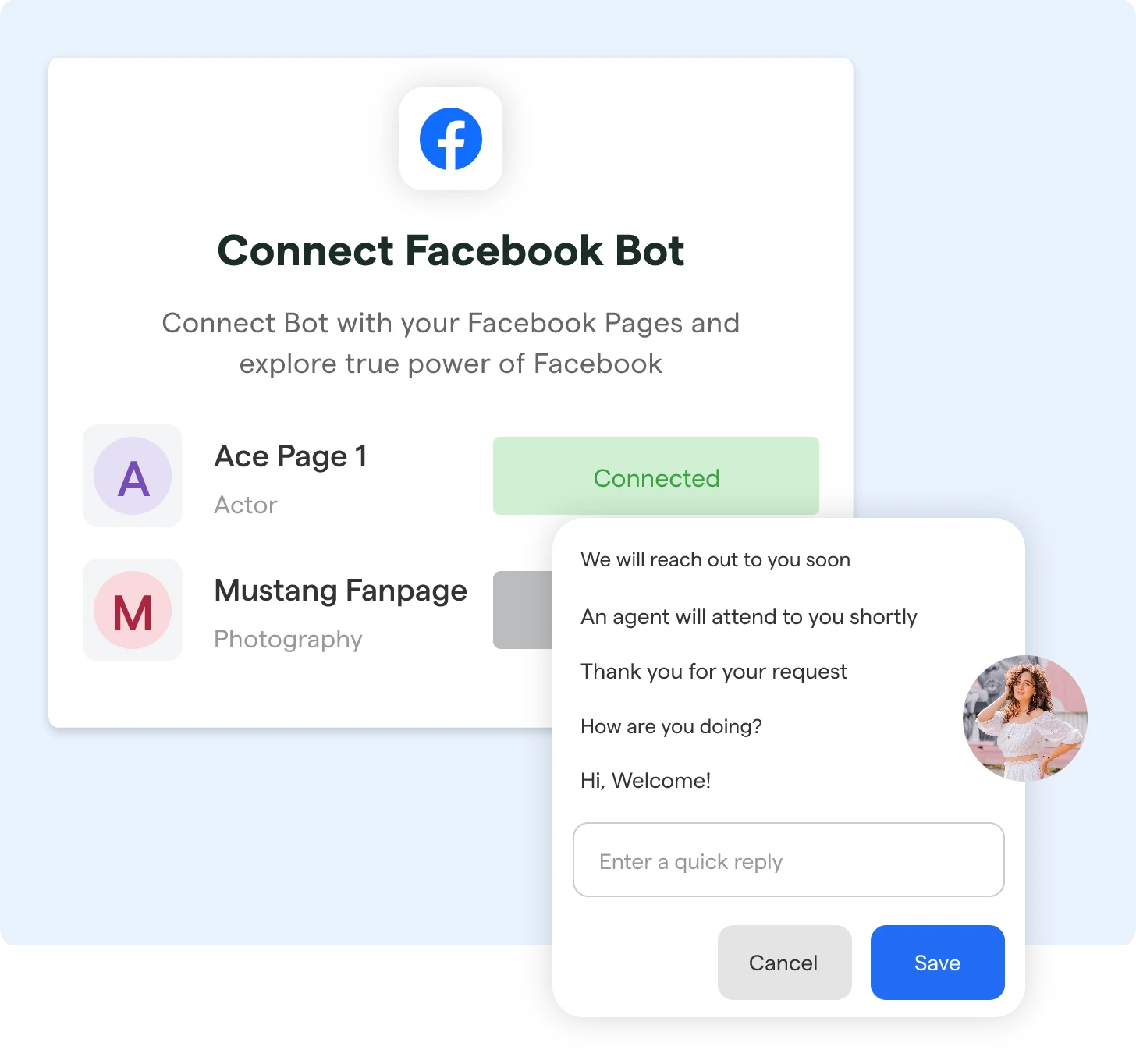Connecting the Bot to Your Facebook Account