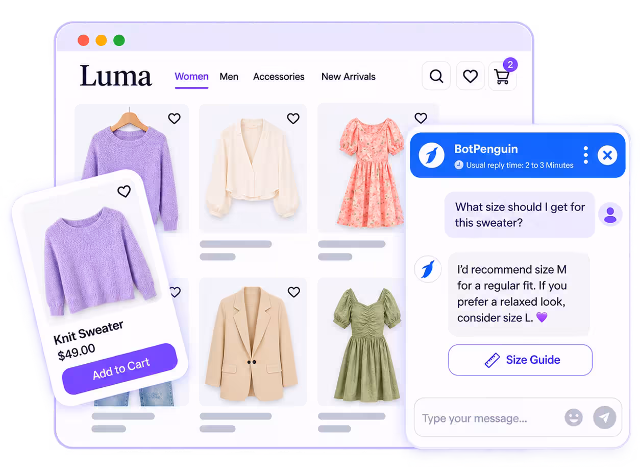Fashion & Apparel WhatsApp chatbot use case