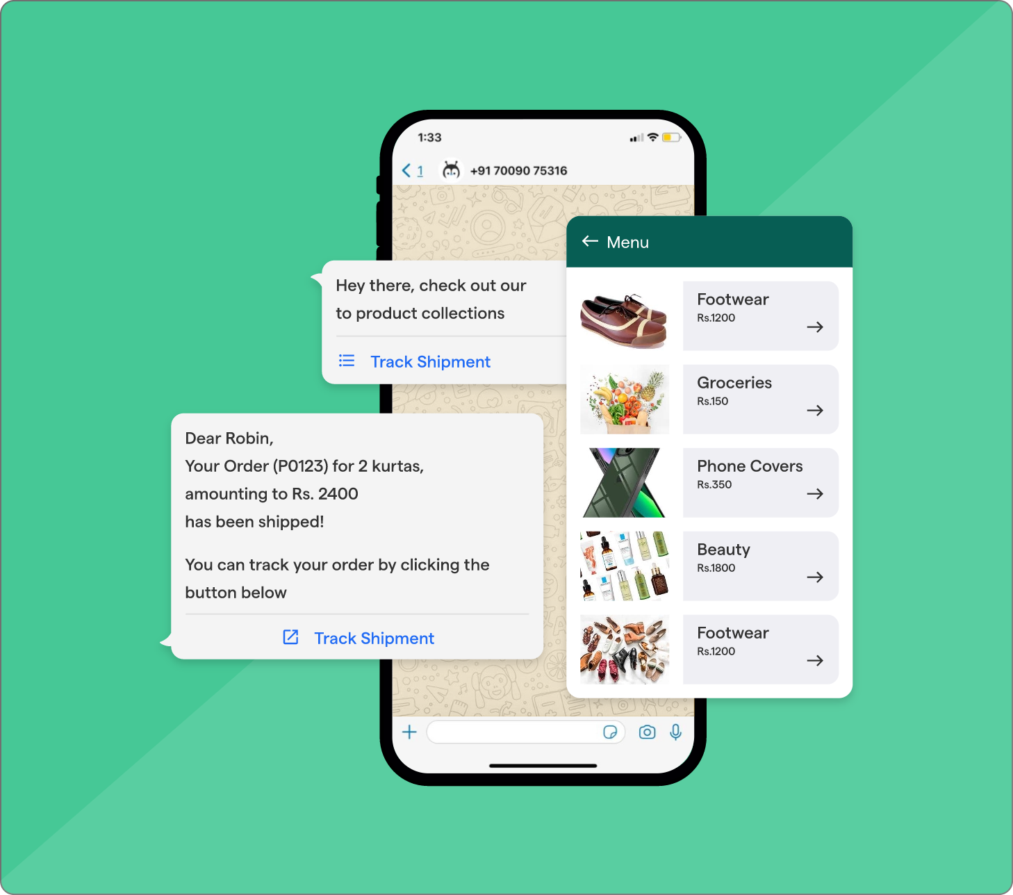 Selling Products WhatsApp Chatbots Integration