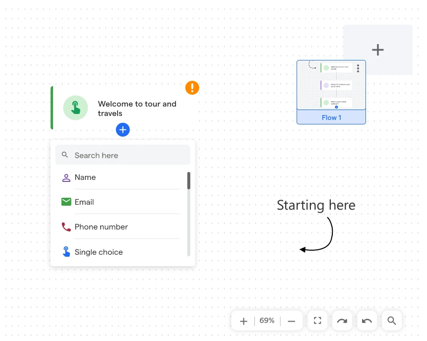 Create and Customize Your Chat Flow