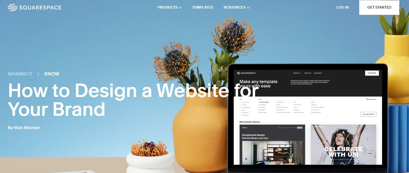Modify Branding & Design For Squarespace Website