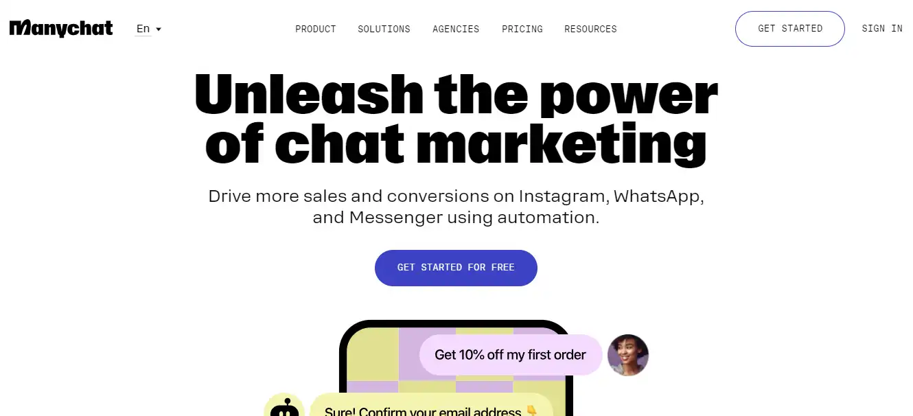 ManyChat (Focus on Facebook Messenger Marketing)
