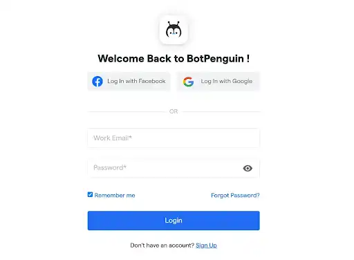 Sign Up for the BotPenguin Account