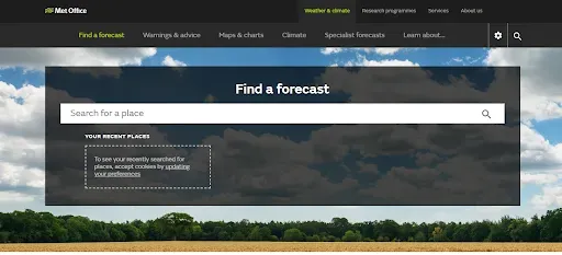 1. Met Office (UK)