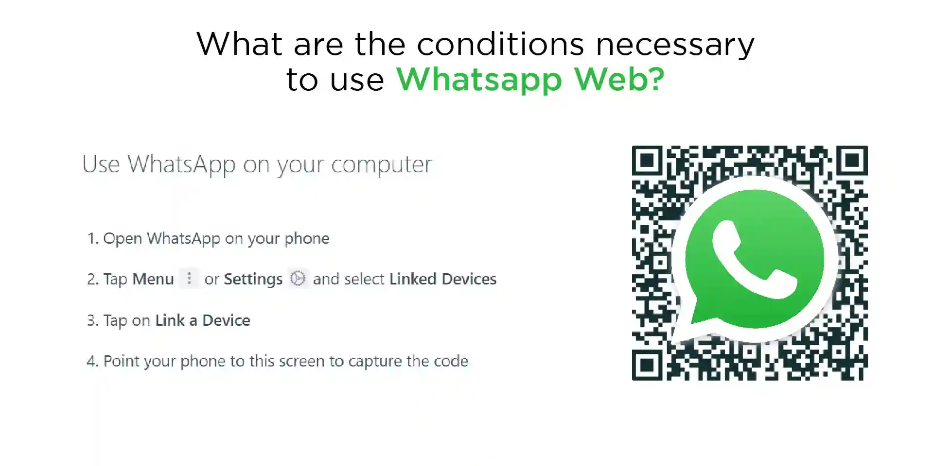 What Are The Conditions Necessary To Use Whatsapp Web?