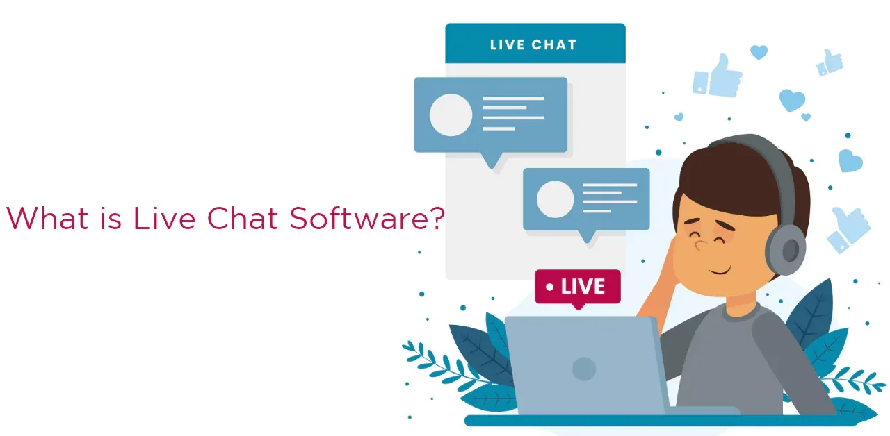 What is live chat software?
