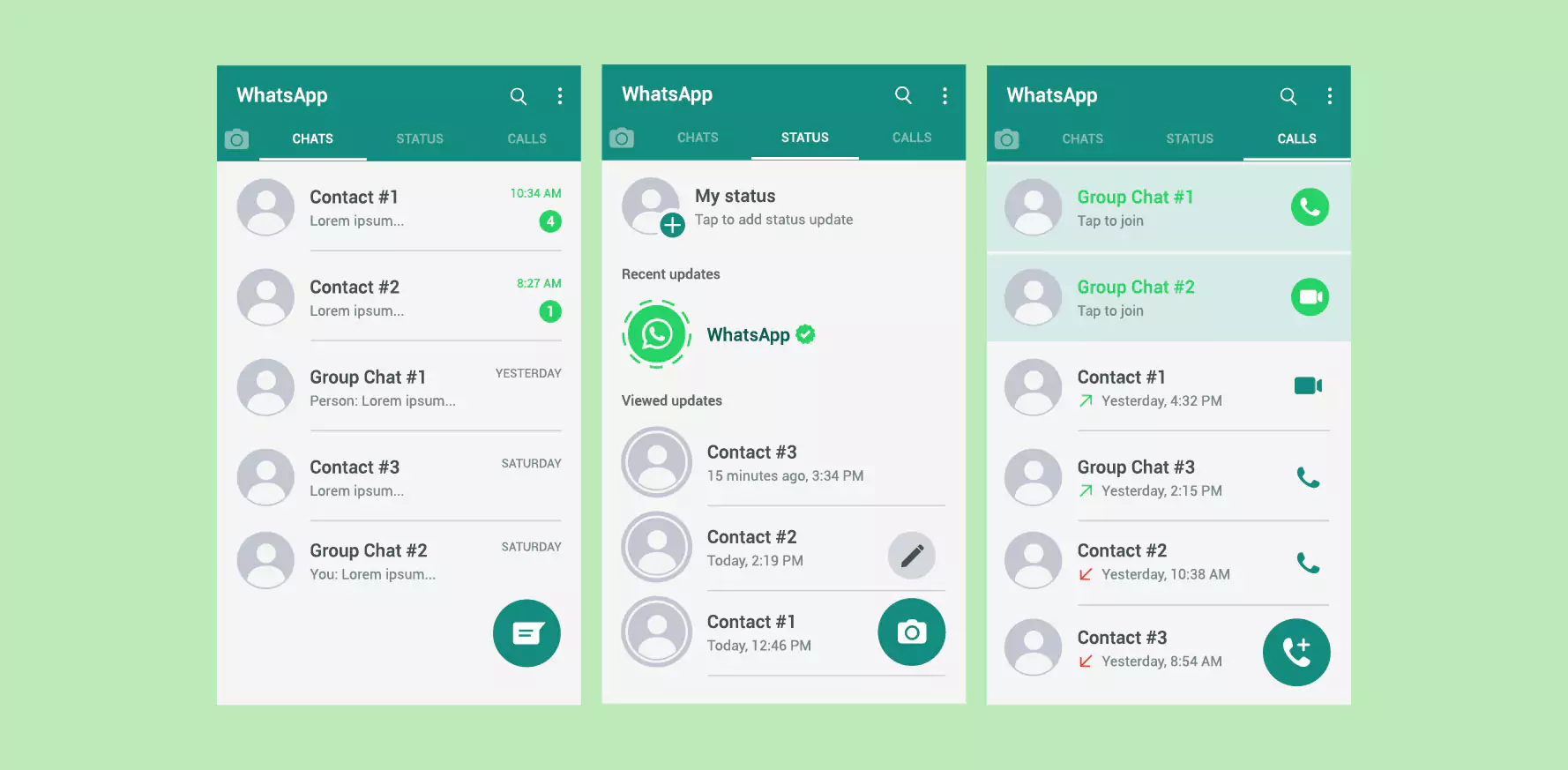 WhatsApp chatbots render approved premium message templates