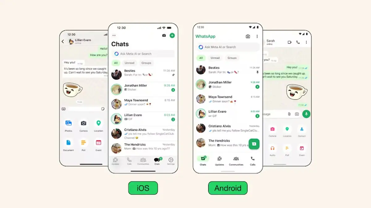 whatsapp for ios and android