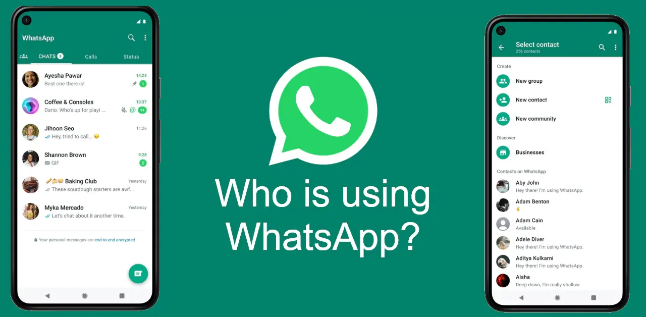Who is using WhatsApp?