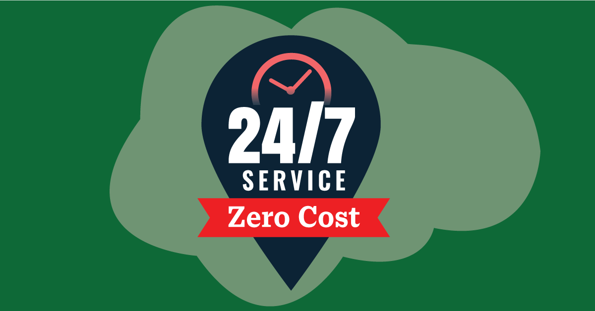  24x7 service at zero cost