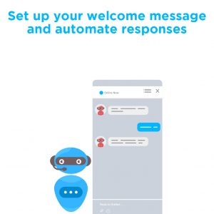Set up your welcome message and automate responses