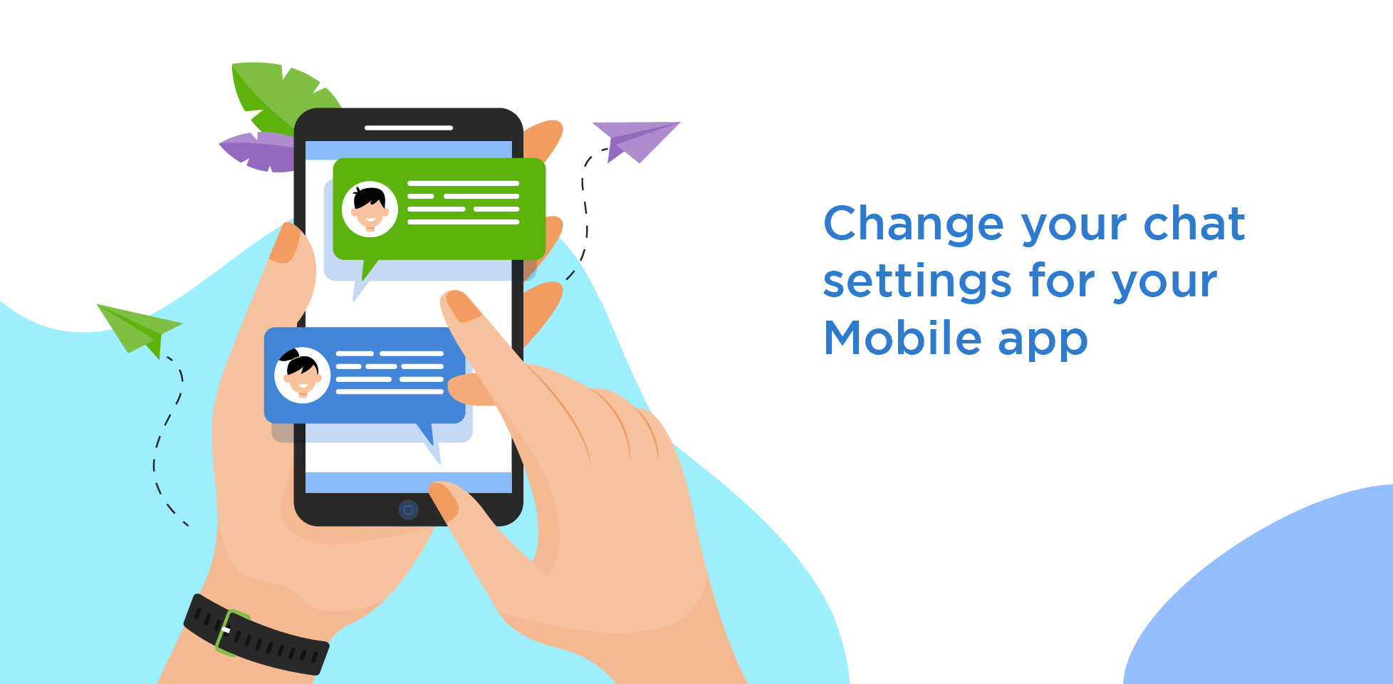 Change your chat settings for your Mobile app